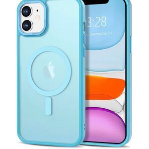 iPhone 11 Case Magnetic Phone Case Compatible with MagSafe, Bumper Lake BLUE